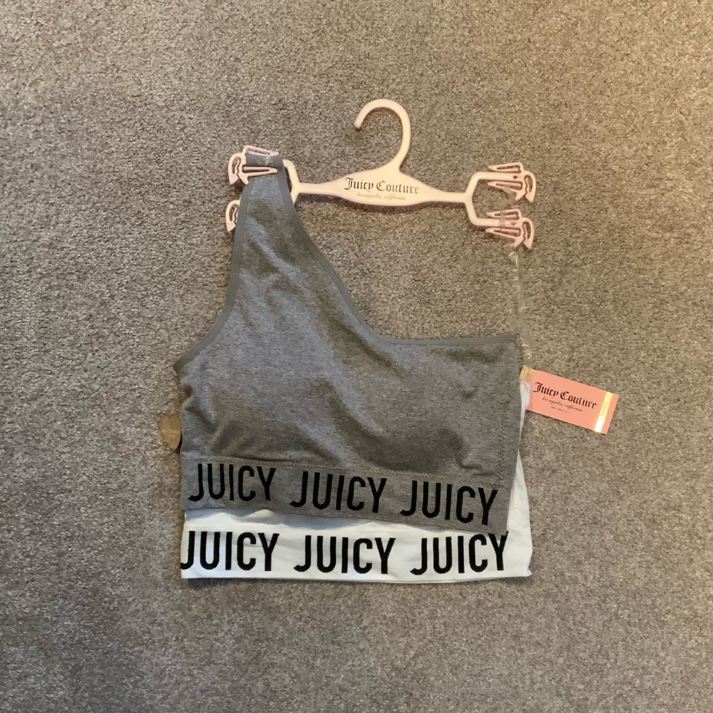 Juicy Couture, 1 Shoulder Sports Bra - 2 pack